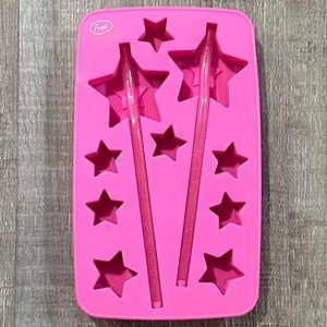 💞 Princess Wand Ice Cube Tray with Straws
